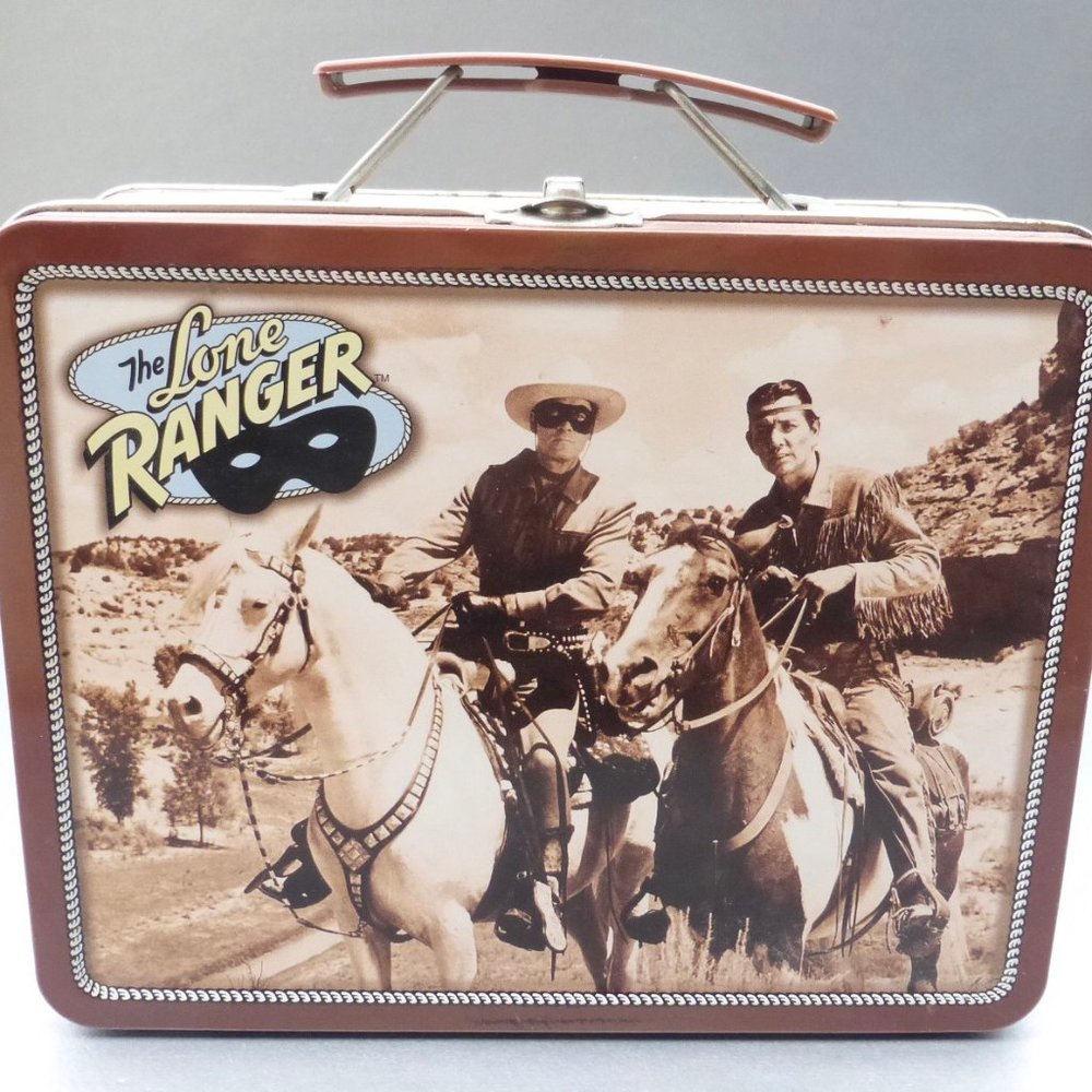 Lone Ranger Metal Lunch Box Tonto Silver Horse